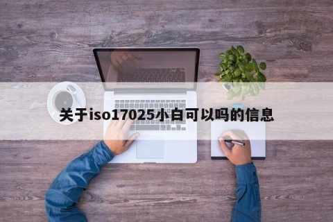 关于iso17025小白可以吗的信息