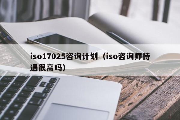 iso17025咨询计划(iso咨询师待遇很高吗)
