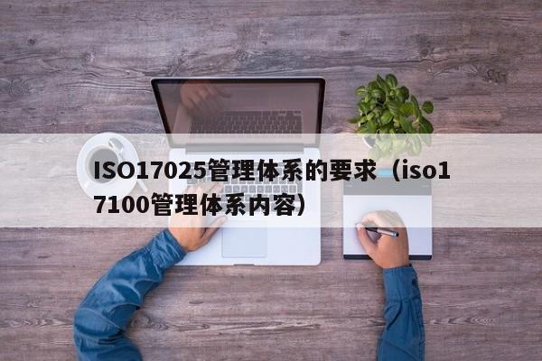 ISO17025管理体系的要求(iso17100管理体系内容)